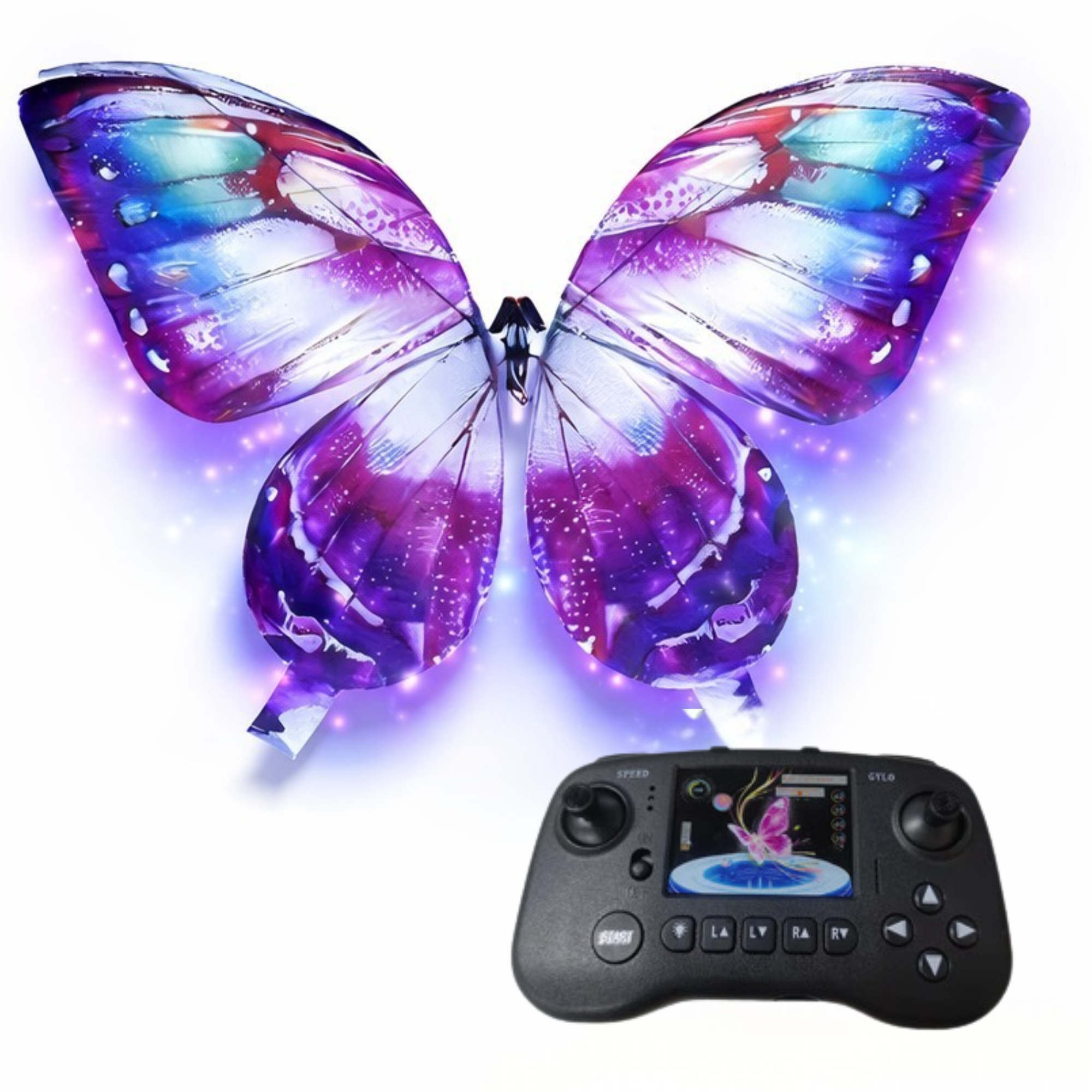 Mariposa LED Radiocontrol para Eventos y Bodas